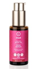 Atstatantis plaukų aliejus Rose Repair Khadi Naturprodukte, 50 ml kaina ir informacija | Khadi Kvepalai, kosmetika | pigu.lt