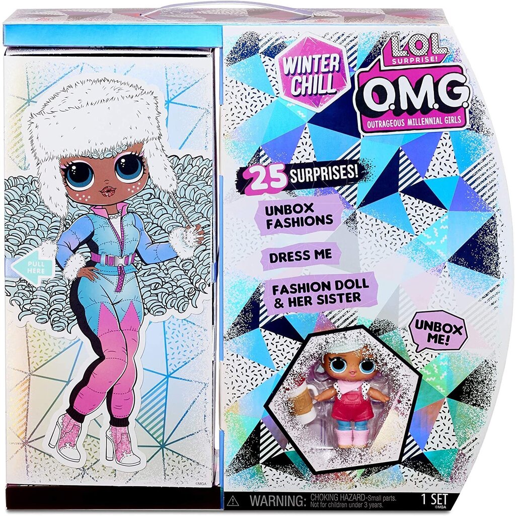 Lėlė L.O.L. Surprise! O.M.G. Winter Chill Icy Gurl цена и информация | Žaislai mergaitėms | pigu.lt