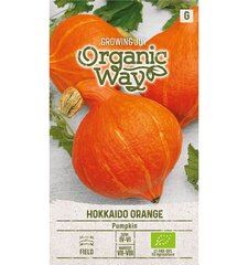 Moliūgai Hokkaido Orange Organic Way 2,0 g kaina ir informacija | Daržovių, uogų sėklos | pigu.lt