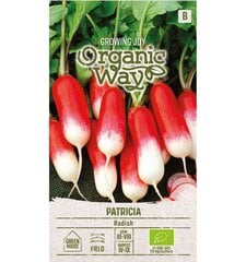 Редис съедобный Patricia Organic Way, 2.0 г цена и информация | Семена овощей, ягод | pigu.lt