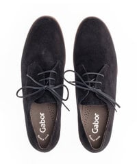Женские туфли на низкой платформе Gabor, черные цена и информация | Женские босоножки | pigu.lt