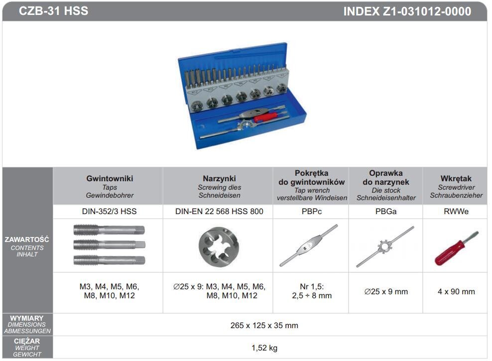 Įrankių rinkinys Inox, 31 vnt. цена и информация | Mechaniniai įrankiai | pigu.lt