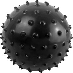 Masažinis kamuolys Eb Fit, 13 cm, juodas kaina ir informacija | Masažo reikmenys | pigu.lt