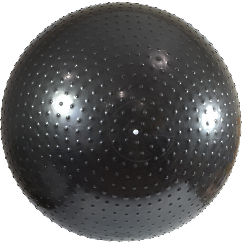 Gimnastikos kamuolys su pompa Eb Fit 75cm, juodas kaina ir informacija | Gimnastikos kamuoliai | pigu.lt
