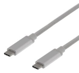 Deltaco, USB-C, 0.5 m kaina ir informacija | Kabeliai ir laidai | pigu.lt