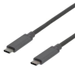 Deltaco, USB-C, 0.5 m kaina ir informacija | Kabeliai ir laidai | pigu.lt