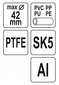 Vamzdžio žirklės, pjoviklis Yato PVC PP, PE, PU 42mm YT-22271 kaina ir informacija | Mechaniniai įrankiai | pigu.lt