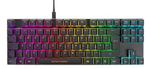 Deltaco Gaming DK420 TKL kaina ir informacija | Klaviatūros | pigu.lt