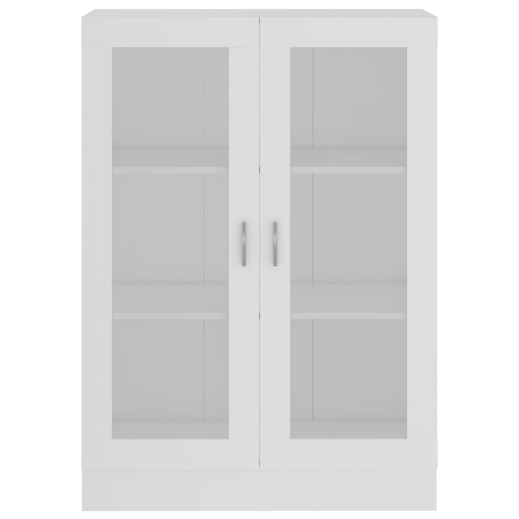 Vitrininė spintelė, 82,5x30,5x115 cm, balta kaina ir informacija | Vitrinos, indaujos | pigu.lt