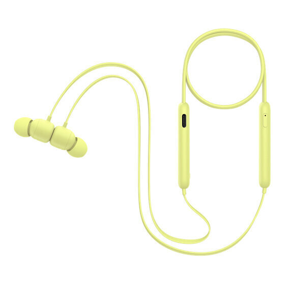 Beats Flex All-Day Wireless Earphones Yuzu Yellow MYMD2ZM/A kaina ir informacija | Ausinės | pigu.lt