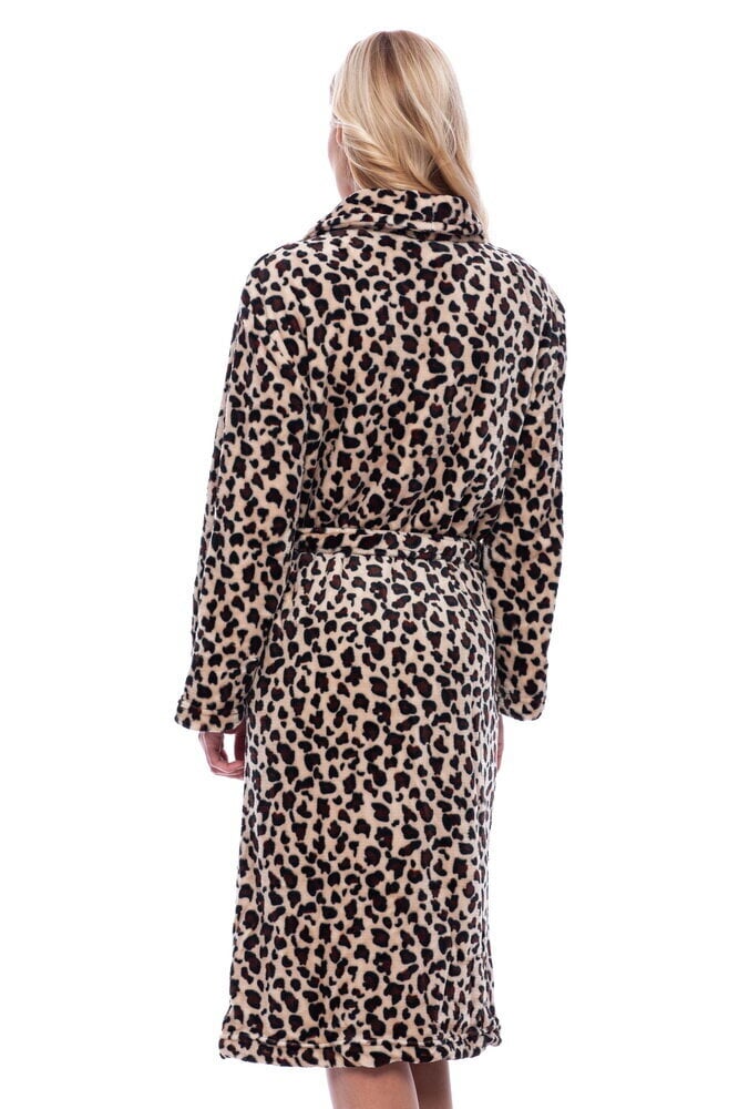 Chalatas leopardinis kaina ir informacija | Chalatai moterims | pigu.lt