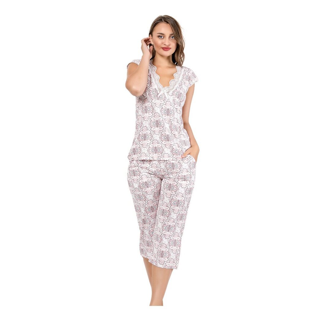 Bambuko pluošto pižama su bridžais moterims Mariposa kaina ir informacija | Naktiniai, pižamos moterims | pigu.lt