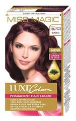 Стойкая краска для волос Miss Magic Luxe Colors 5.22 Bordeau, 93 мл цена и информация | Краска для волос | pigu.lt