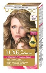 Стойкая краска для волос Miss Magic Luxe Colors 7.0 Natural blond,123 мл цена и информация | Краска для волос | pigu.lt