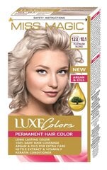 Plaukų dažai Miss Magic Luxe Colors 10.1 Platinum blond, 93ml kaina ir informacija | Plaukų dažai | pigu.lt