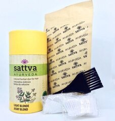 Augaliniai šviesūs plaukų dažai Light Blonde Sattva Ayurveda, 150 g kaina ir informacija | Plaukų dažai | pigu.lt