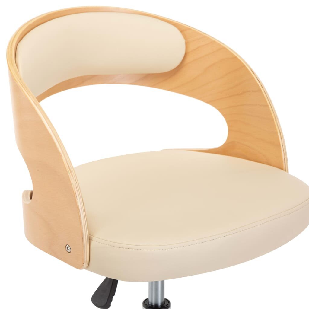 Valgomojo kėdės, 2 vnt., kreminės spalvos kaina ir informacija | Virtuvės ir valgomojo kėdės | pigu.lt