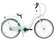 Vaikiškas dviratis AZIMUT Julie 24" 3-speed 2021, baltas/žalias kaina ir informacija | Dviračiai | pigu.lt