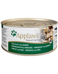 Applaws Cat Tin с тунцом и водорослями, 6x156 гр цена и информация | Консервы для кошек | pigu.lt