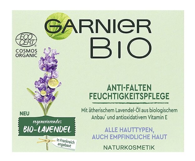 Veido kremas su levandų aliejumi ir vitaminu E Garnier, 50 ml kaina ir informacija | Veido kremai | pigu.lt