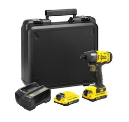 Импульсная отвертка 2x1,5 Ач STANLEY SFMCF800C2K-QW цена и информация | Механические инструменты | pigu.lt