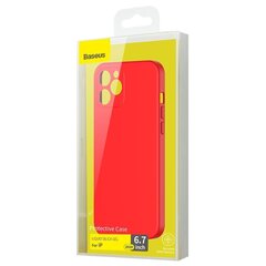 MOBILE COVER IPHONE 12 PRO MAX/RED WIAPIPH67N-YT09 BASEUS цена и информация | Чехлы для телефонов | pigu.lt