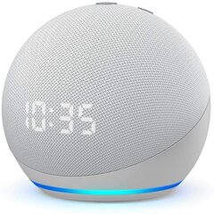 Amazon Echo Dot 4 Clock, balta kaina ir informacija | Garso kolonėlės | pigu.lt