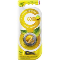 Automobilio kvapas Natural Fresh GO Sunny Fresh Lemon, 5 ml цена и информация | Освежители воздуха для салона | pigu.lt