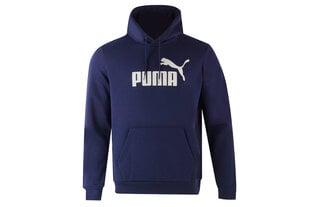 Džemperis vyrams Puma ESS HOODY FL BIG LOGO 85174306 L, mėlynas kaina ir informacija | Džemperiai vyrams | pigu.lt