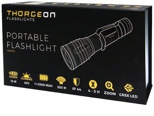 Thorgeon LED фонарик цена и информация | Фонарики, прожекторы | pigu.lt