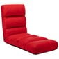 Sulankstomas čiužinukas-kėdė, raudonos spalvos, dirbtinė oda kaina ir informacija | Pagalvės, užvalkalai, apsaugos | pigu.lt