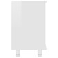 Vonios kambario spintelė, 60x32x53,5 cm, balta kaina ir informacija | Vonios spintelės | pigu.lt