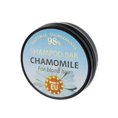 Восстанавливающий твёрдый шампунь для волос Chamomile (in aluminium jar) от Saules Fabrika, 60г цена и информация | Saules fabrika Для ухода за волосами | pigu.lt