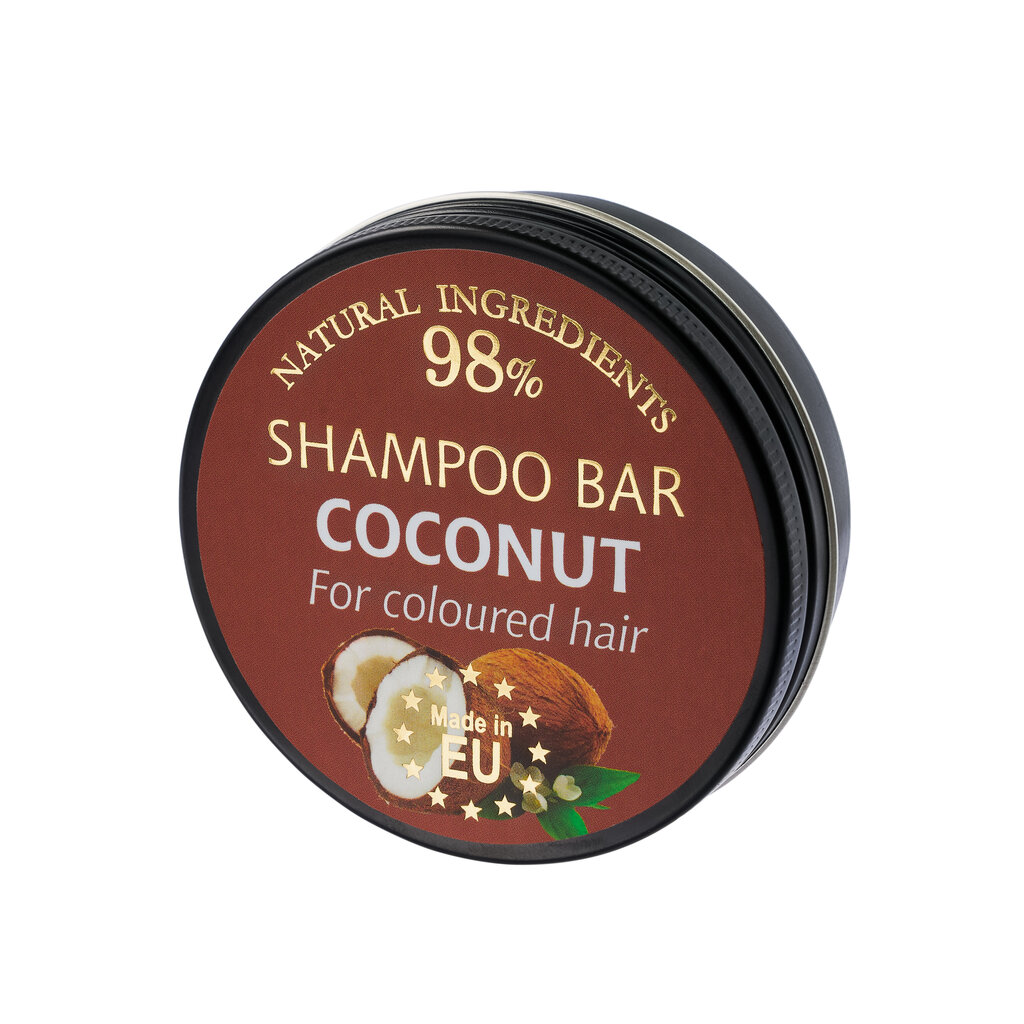 Kietas plaukų ir kūno šampūnas "Coconut" Saules Fabrika, 60g цена и информация | Šampūnai | pigu.lt