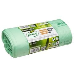 Greitai ir 100% suyrantys maišeliai BioBag, 30L, 20 vnt. kaina ir informacija | Šiukšlių maišai | pigu.lt