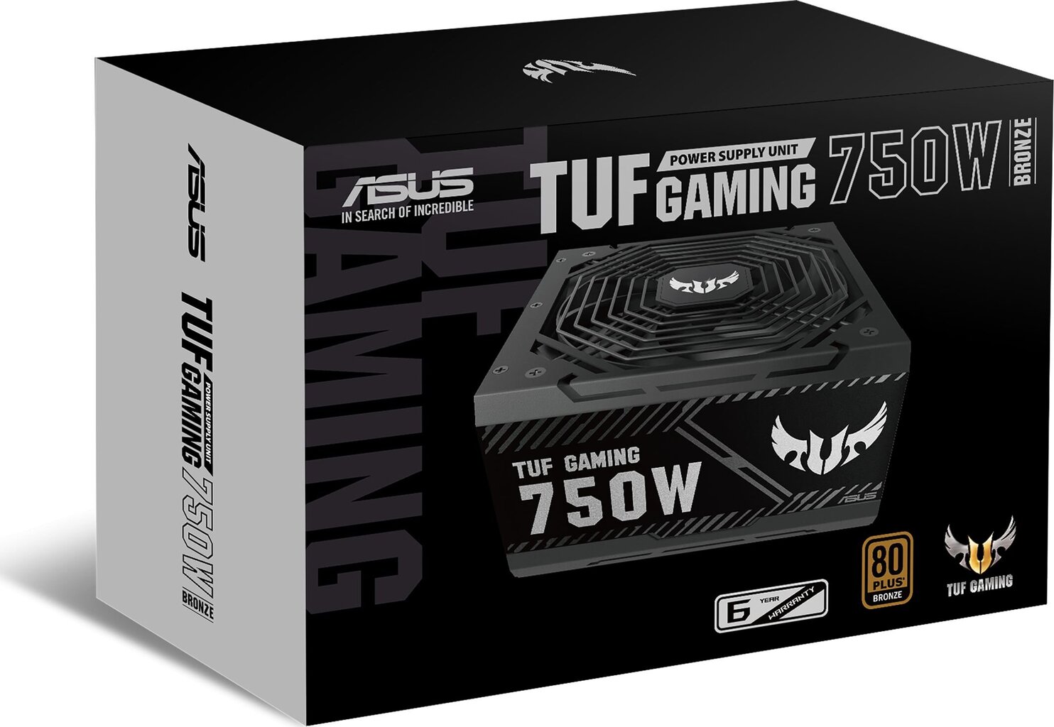 Asus TUF Gaming 750W Bronze 90YE00D0-B0NA00 kaina ir informacija | Maitinimo šaltiniai (PSU) | pigu.lt