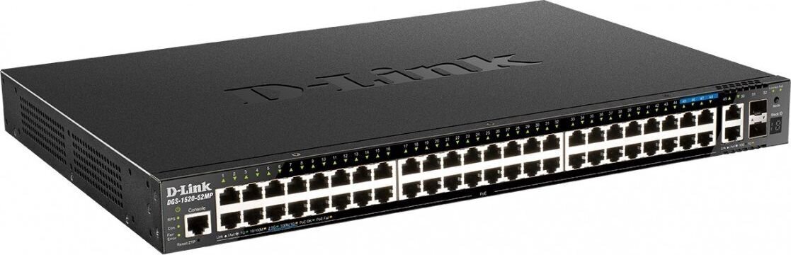 Komutatorius D-Link DGS-1520-52 kaina ir informacija | Komutatoriai (Switch) | pigu.lt