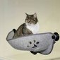 Kerbl Prie lango tvirtinamas gultas katėms Filzino, pilkas, 70x26x26cm kaina ir informacija | Guoliai, pagalvėlės | pigu.lt