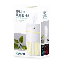 Platinet PMAHW Ultrasonic Diffuser Humidifier and Air Lonizer White kaina ir informacija | Oro drėkintuvai | pigu.lt