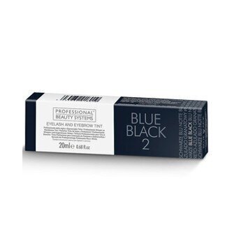 Antakių, blakstienų dažai Professional Beauty Systems, 20ml, juodai-mėlyni цена и информация | Antakių dažai, pieštukai | pigu.lt