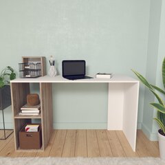 Письменный стол Buca, бежевый цена и информация | Компьютерные, письменные столы | pigu.lt