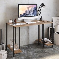 Письменный стол Reader, коричневый/черный цена и информация | Компьютерные, письменные столы | pigu.lt