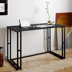 Письменный стол Alfa, черный цена и информация | Компьютерные, письменные столы | pigu.lt
