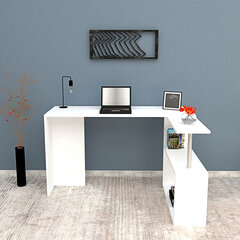 Письменный стол Cayko, белый цена и информация | Компьютерные, письменные столы | pigu.lt