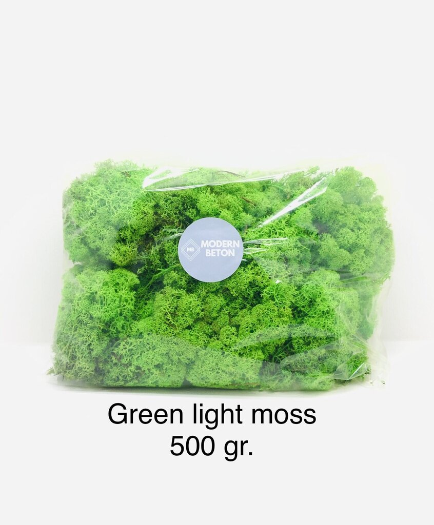 Stabilizuota samana Green light moss po 500 gr. kaina ir informacija | Miegančios rožės, stabilizuoti augalai | pigu.lt