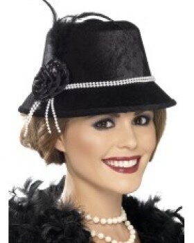 Retro skrybėlė 1920 uju kaina ir informacija | Karnavaliniai kostiumai | pigu.lt