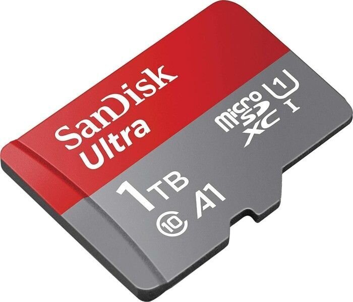 SanDisk Ultra MicroSDXC 1 TB (+ SD adapteris) kaina ir informacija | Atminties kortelės fotoaparatams, kameroms | pigu.lt