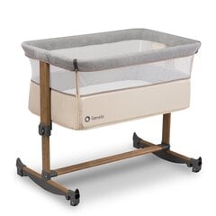 Кроватка Lionelo Leonie 3 in 1, Sand/Grey цена и информация | Манежи для детей | pigu.lt