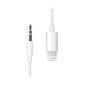 Apple Lightning to 3.5 mm Audio Cable (1.2m) - White - MXK22ZM/A kaina ir informacija | Laidai telefonams | pigu.lt