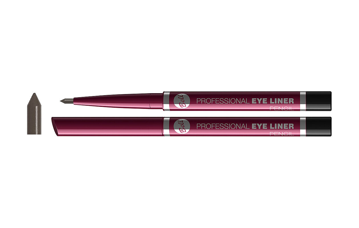 Akių kontūro pieštukas Bell Professional, 8 pilkas, 5g цена и информация | Akių šešėliai, pieštukai, blakstienų tušai, serumai | pigu.lt